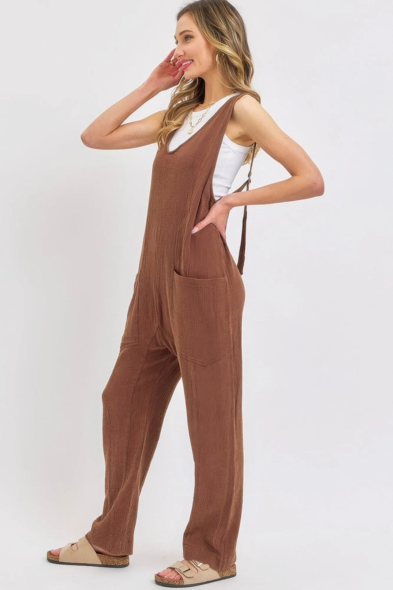 Blue Zone Planet |  Mineral Washed Summer Jumpsuit