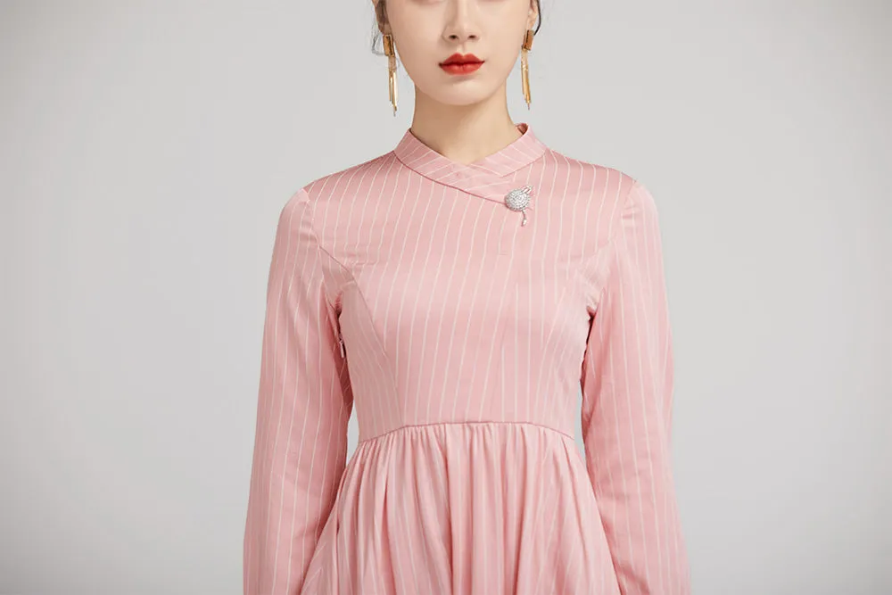 elegant summer dress  for women with long sleeves  2230