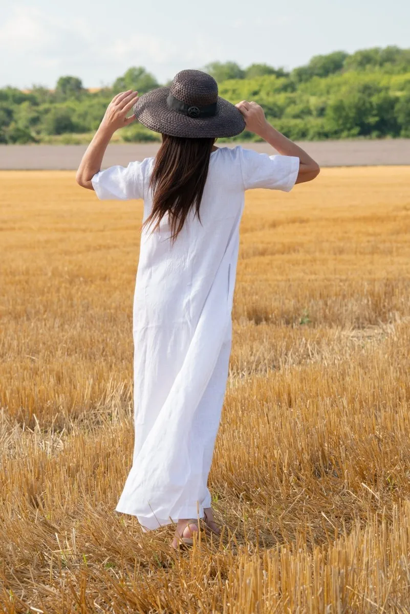 Linen Wide Jumpsuit VALENTIN