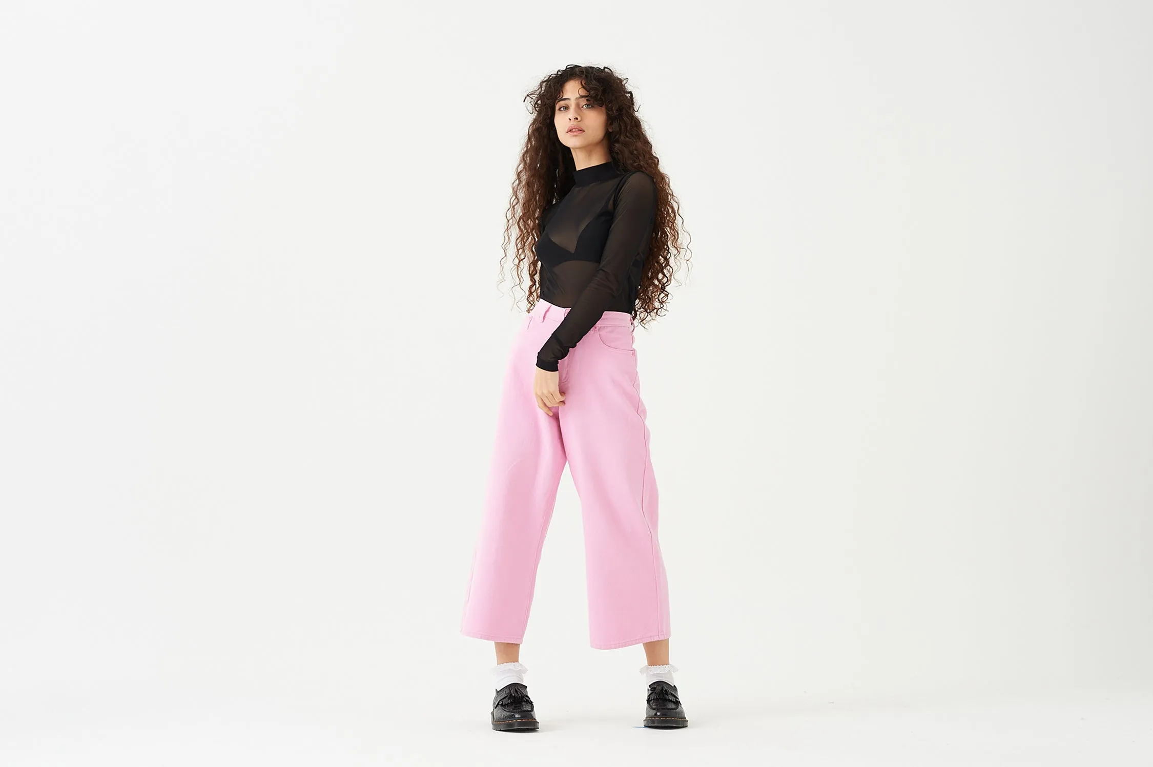LO Black Sheer Turtleneck