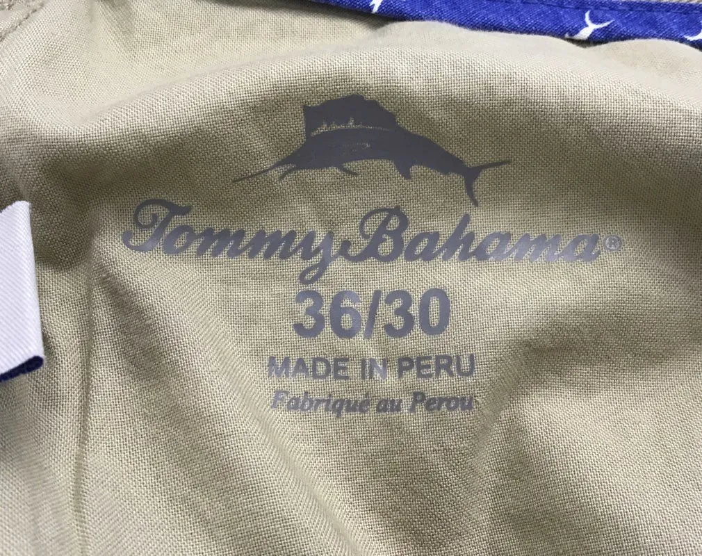 NWT Tommy Bahama Men's Stone Khaki Paradise Chino Pants - Size 36X30