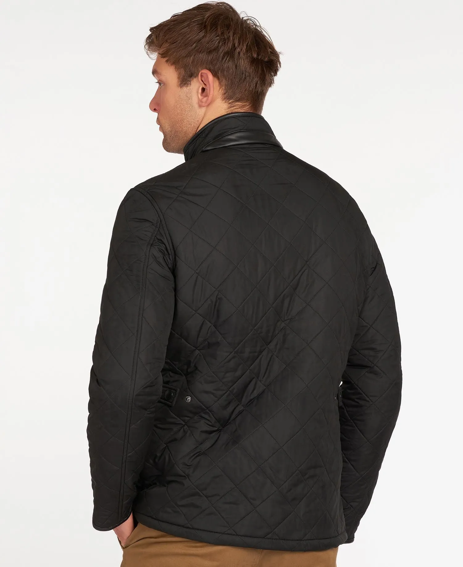 Powell Quilted Jacket in Black by Barbour