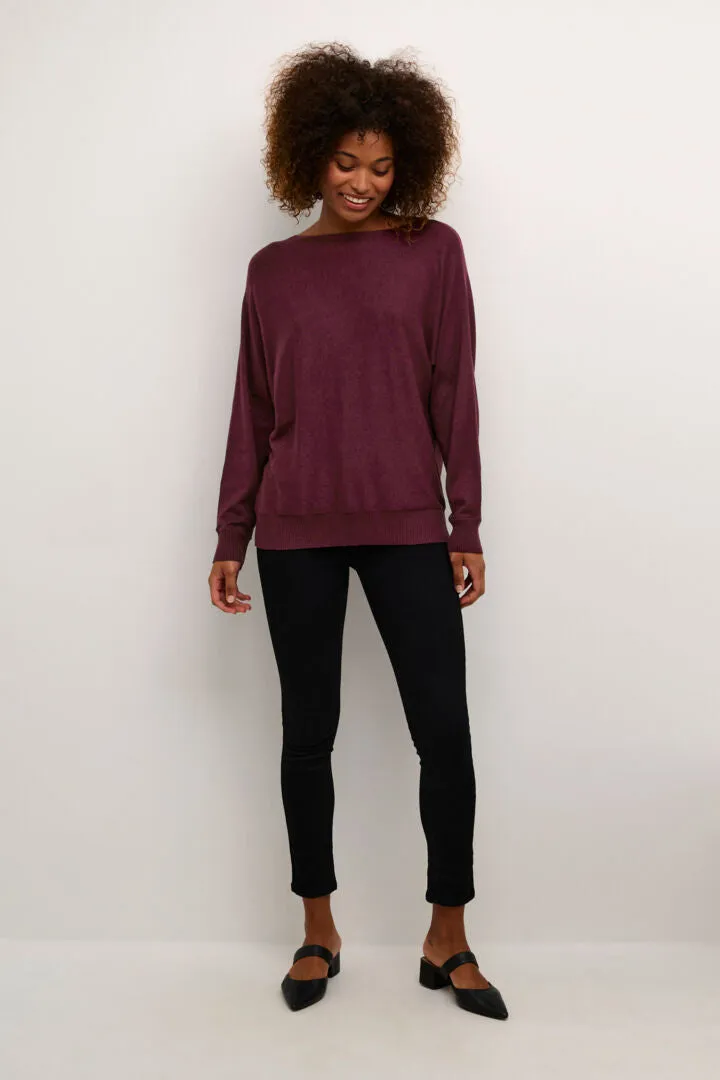 The Heather Boat Neck Sweater