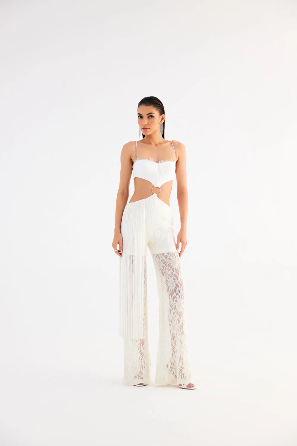 Waist Cutout Jumpsuit