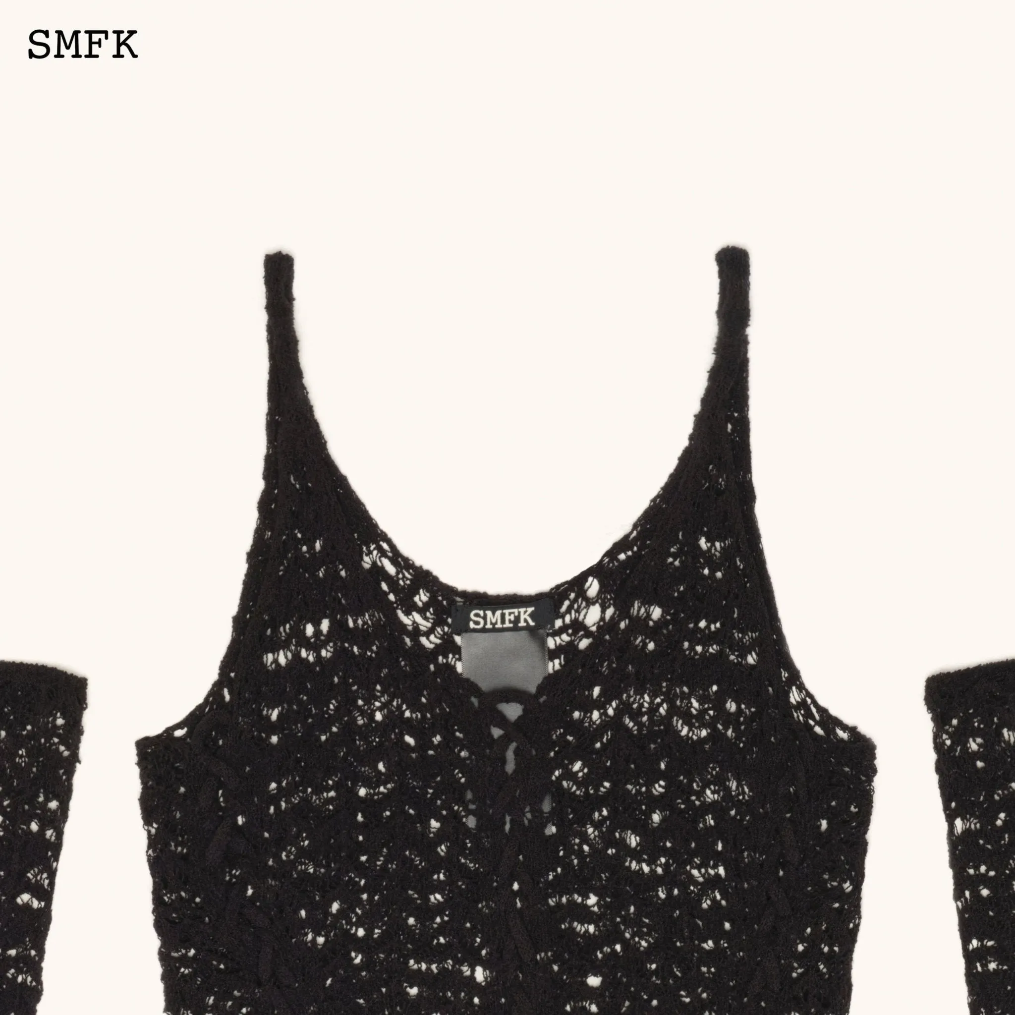 WildWorld Black Jellyfish Weaved Top Set